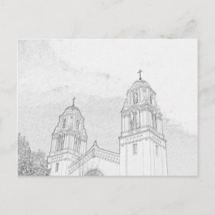 Carte postale - Tours de cloche de l'église à coul