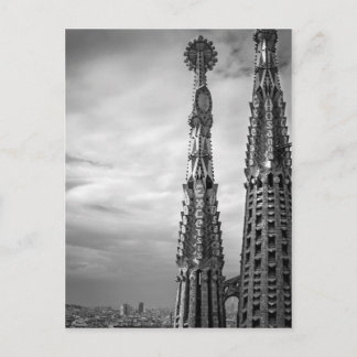 Carte Postale Tours de Sagrada Familia à Barcelone