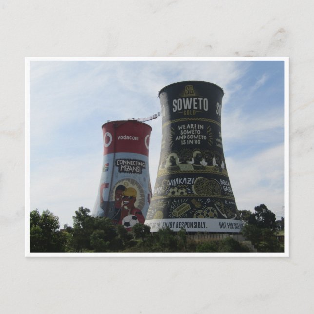 Carte Postale tours de Soweto (Devant)