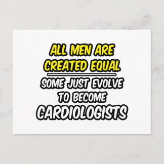 Carte Postale Tous Les Hommes Sont Créés Également...Cardiologue