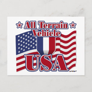 Carte Postale Tous les véhicules terrestres USA