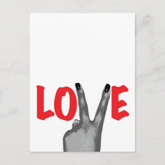 Carte Postale Tout ce dont vous avez besoin est l'amour