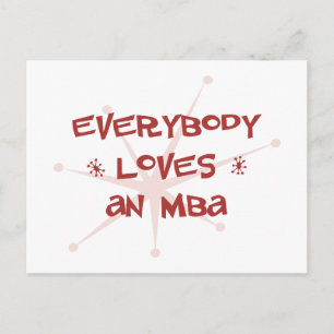 Carte Postale Tout Le Monde Aime Un MBA