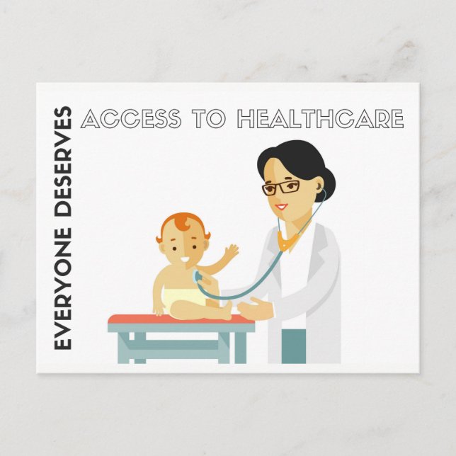 Carte Postale Tout le monde mérite accès (Devant)