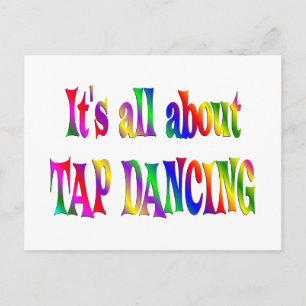 Carte Postale Tout sur Tap Dancing