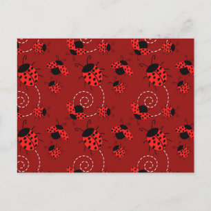 Carte Postale Toute la conception de Ladybug