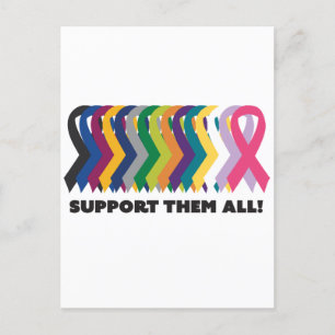 Carte Postale Toute la sensibilisation au cancer