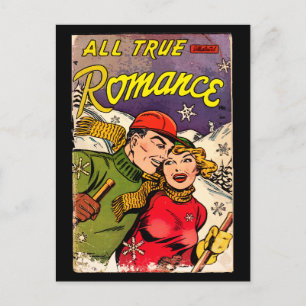 Carte Postale Toute la vraie romance #3 - Comédie Vintage