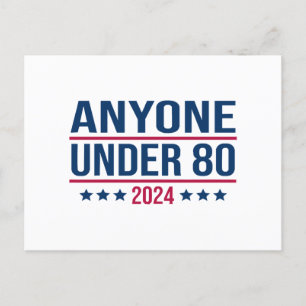 Carte Postale Toute Personne De Moins De 80 Ans 2024 Drôle Prési