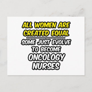 Carte Postale Toutes Les Femmes Sont Créées Également...Oncologi