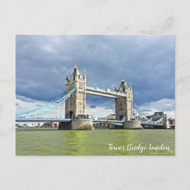 Carte Postale Tower Bridge, Londres Photographie du paysage (Devant)