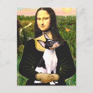 Carte Postale Toy Fox Terrier - Mona Lisa