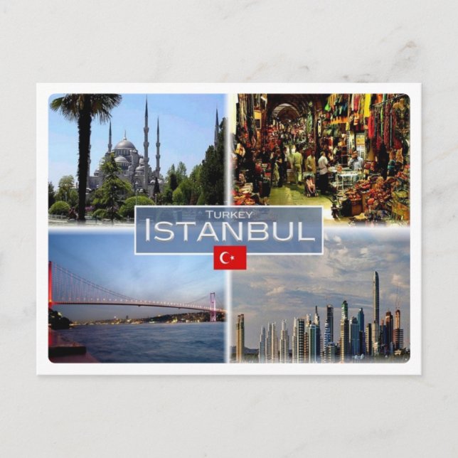 Carte Postale TR Turquie - Istanbul - (Devant)