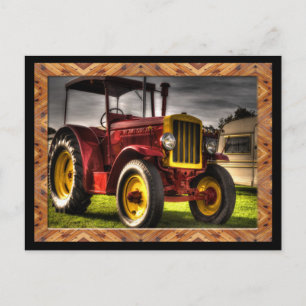 Carte postale Tracteur antique