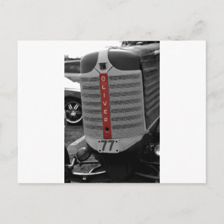 Carte Postale Tracteur d'Oliver
