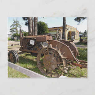 Carte Postale tracteur russe antique