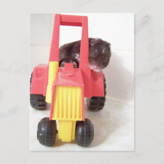 Carte Postale tracteur volant (Devant)