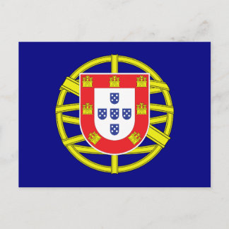 Carte Postale Traditional Portugal Coat of Arms Patriotic Gift
