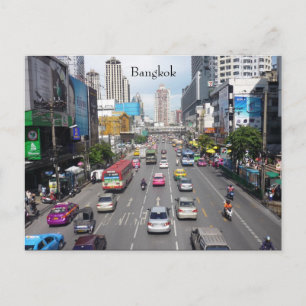 Carte Postale trafic de bangkok