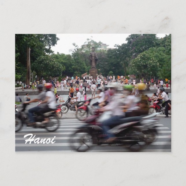 Carte Postale trafic de hanoi (Devant)
