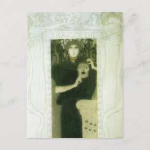 Carte Postale Tragédie par Gustav Klimt