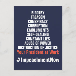Carte Postale Trahison Collusion Corruption Obstruction Entraver