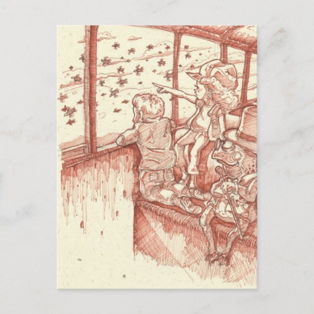 Carte Postale Train (Devant)