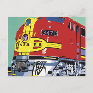 Carte Postale Train