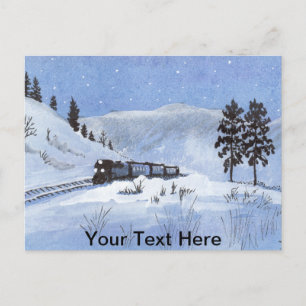 Carte Postale Train
