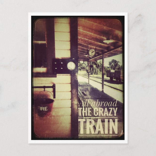 Carte Postale train (Devant)