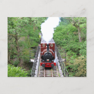 Carte Postale Train à vapeur - Tal-y-llyn Railway -