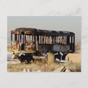 Carte Postale Train abandonné