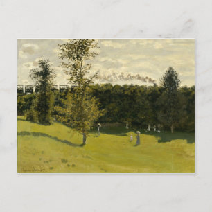 Carte Postale Train dans la campagne (1870)