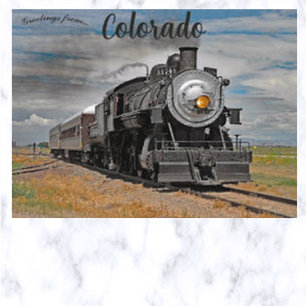 Carte Postale Train dans le Colorado