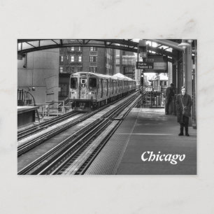 Carte Postale Train de Chicago