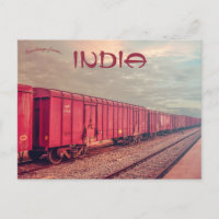 Train de fret à Hosur Tamil Nadu Inde