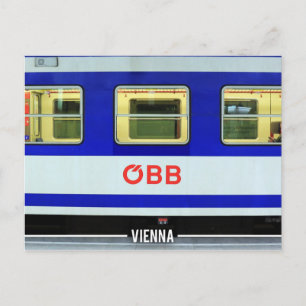 Carte Postale Train De Métro De Vienne, Autriche