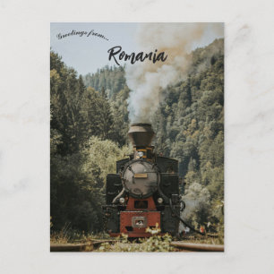 Carte Postale Train en Maramureș Roumanie