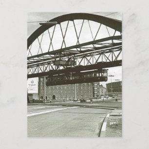 Carte Postale Train flottant vintage Wuppertal Photo