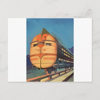Carte Postale Train futur
