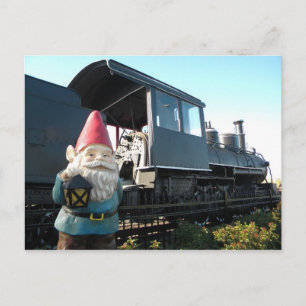 Carte Postale Train Gnome