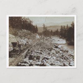 Carte Postale Train Le Long Du Truckee River