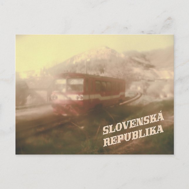 Carte Postale Train Retro (Devant)