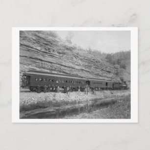 Carte Postale Train sur Burlington et Missouri