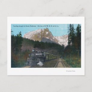 Carte Postale Train traversant le Nord-Ouest