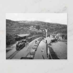 Carte Postale Train vintage & chemin de fer, 1895 Pays de Galles