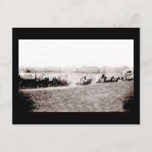 Carte Postale Train Wagon vintage