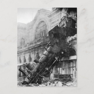Carte Postale Train Wreak
