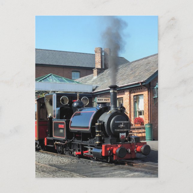 CARTE POSTALE TRAINS À VAPEUR (Devant)