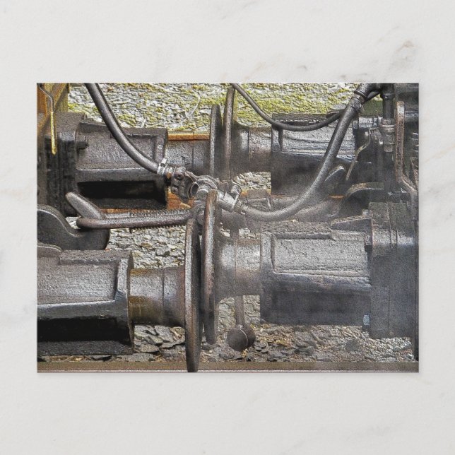 CARTE POSTALE TRAINS À VAPEUR (Devant)